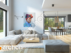 Проект дома ARCHON+ Дом под софорой дневная зона (визуализация 1 вид 3)