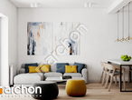Проект будинку ARCHON+ Будинок в фіалках 10 (Р2С) денна зона (візуалізація 1 від 1)