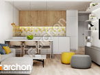 Проект будинку ARCHON+ Будинок в фіалках 10 (Р2С) денна зона (візуалізація 1 від 6)