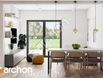 Проект дома ARCHON+ Дом в фиалках 10 (Р2С) дневная зона (визуализация 1 вид 2)