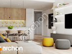 Проект дома ARCHON+ Дом в фиалках 10 (Р2С) дневная зона (визуализация 1 вид 5)