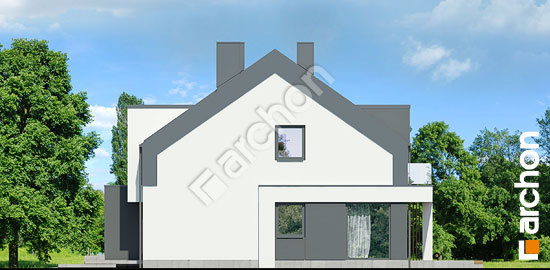 Боковой фасад Дом в клематисах 27 (Р2)