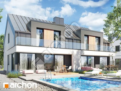 Проєкт будинку ARCHON+ Будинок в клематисах 27 (Р2) 