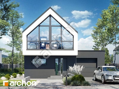 Проект дома ARCHON+ Дом в мускатах 