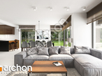 Проект дома ARCHON+ Дом в альбициях (Г2) дневная зона (визуализация 1 вид 3)