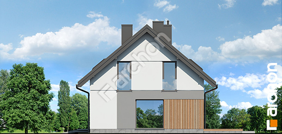 Боковой фасад Дом в малиновках 23 (Г)