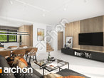 Проект будинку ARCHON+ Будинок в малинівці 23 (Г) денна зона (візуалізація 1 від 2)