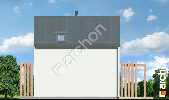 Боковой фасад Летний домик у ручья 2