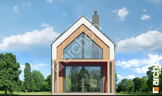 Дворовой фасад Летний домик у ручья 2