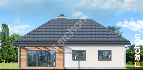 Дворовой фасад Дом в овсянницах 6