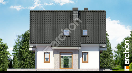 Боковой фасад Дом в рододендронах 4 (НТ)