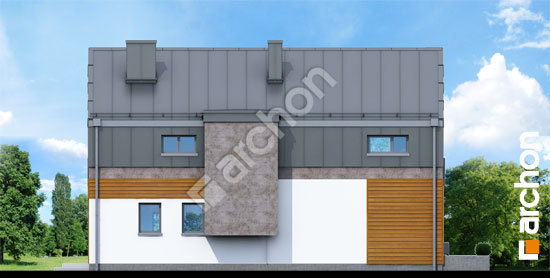 Боковой фасад Дом под ивой