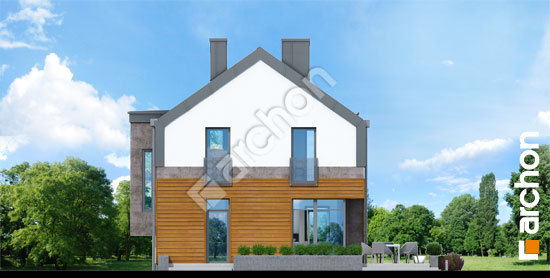 Дворовой фасад Дом под ивой