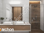 Проект будинку ARCHON+ Будинок в підсніжниках 9 (Г2) візуалізація ванни (візуалізація 3 від 1)