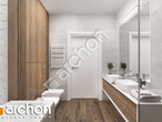 Проект будинку ARCHON+ Будинок в підсніжниках 9 (Г2) візуалізація ванни (візуалізація 3 від 2)