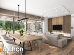 Проект будинку ARCHON+ Будинок в підсніжниках 9 (Г2) денна зона (візуалізація 1 від 7)