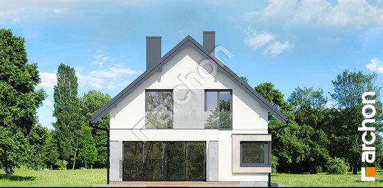 Боковой фасад Дом в изопируме 8 (Г2)