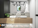 Проект дома ARCHON+ Дом в изопируме 8 (Г2) визуализация ванной (визуализация 3 вид 1)