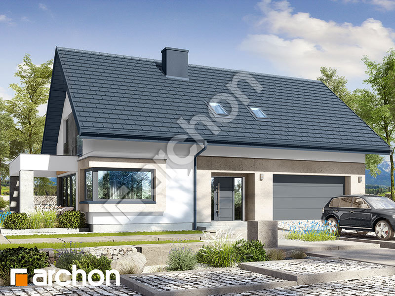 Проект будинку ARCHON+ Будинок в ізопірумі 8 (Г2) Вид 1