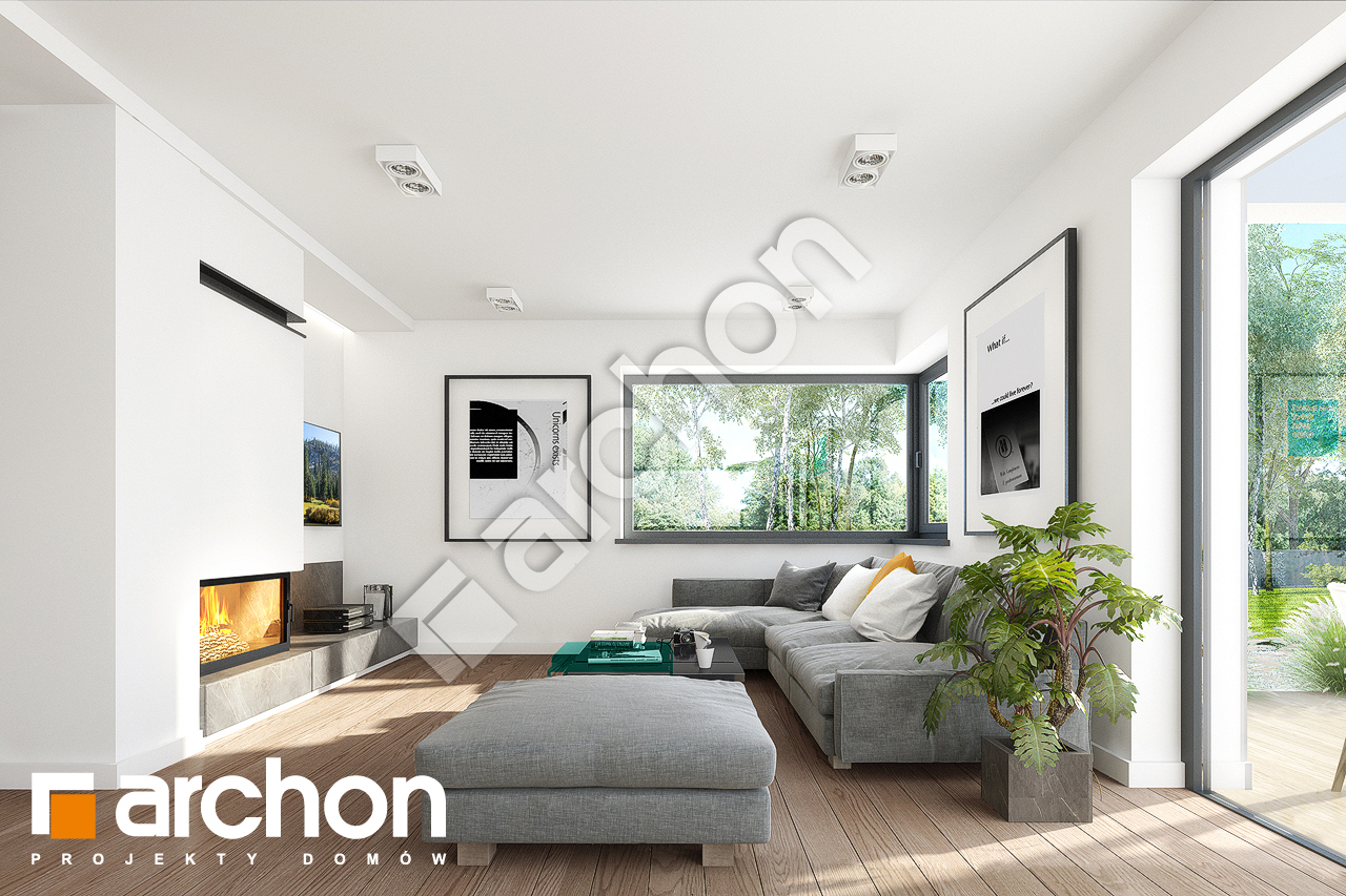 Проект будинку ARCHON+ Будинок в ізопірумі 8 (Г2) денна зона (візуалізація 1 від 1)