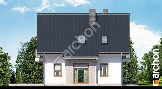 Боковой фасад Дом в рододендронах 4 (H)