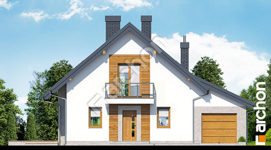 Передний фасад Дом в рододендронах 4 (H)