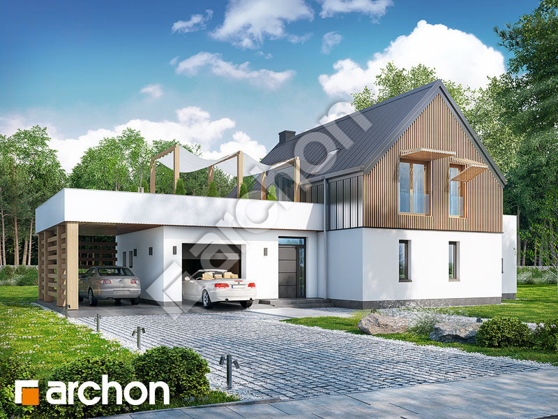 Проект будинку ARCHON+ Будинок в бататах Вид 1