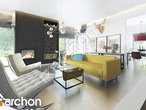 Проект дома ARCHON+ Дом в бататах дневная зона (визуализация 1 вид 1)