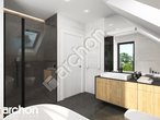 Проект будинку ARCHON+ Будинок в малинівці 29 візуалізація ванни (візуалізація 3 від 2)