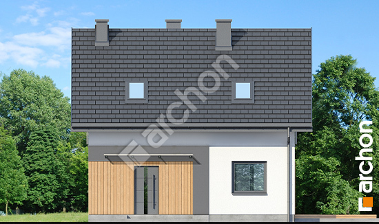 Передний фасад Дом в малиновках 29