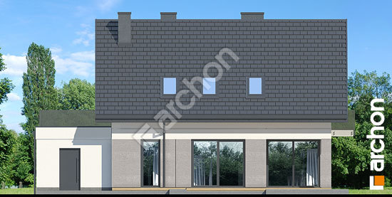 Дворовой фасад Дом в иссопах