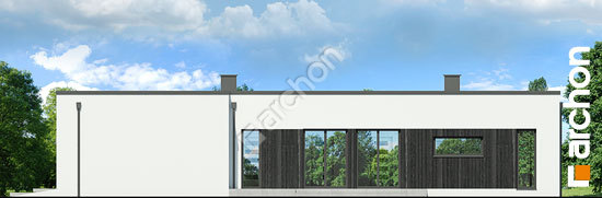 Боковой фасад Дом в матуканах (Г2)