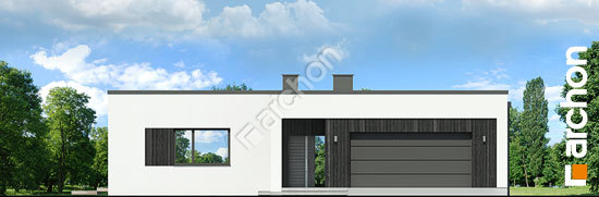 Передний фасад Дом в матуканах (Г2)