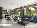 Проект дома ARCHON+ Дом в матуканах (Г2) дневная зона (визуализация 1 вид 4)