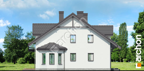 Боковой фасад Дом в дельфиниуме 3 вер.2