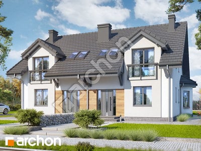 Проект дома ARCHON+ Дом в дельфиниуме 3 вер.2 