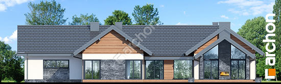 Дворовой фасад Дом в кливиях 9 (Г2)