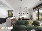 Проект дома ARCHON+ Дом под гинко 16 (ГБ) дневная зона (визуализация 1 вид 1)