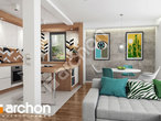 Проект дома ARCHON+ Дом в аркадиях (Б) вер.2 дневная зона (визуализация 1 вид 3)