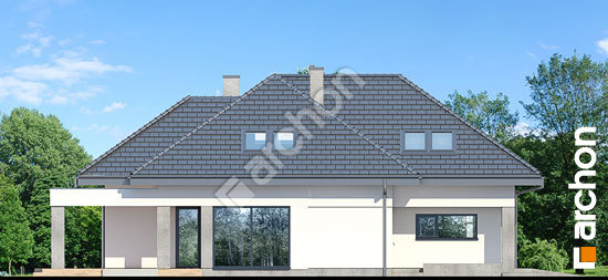 Боковой фасад Дом в мачейках 3 (Г2)