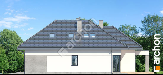 Боковой фасад Дом в мачейках 3 (Г2)