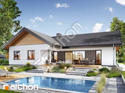 Проєкт будинку ARCHON+ Будинок в навлоціях 7 (Г2) 