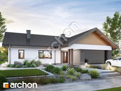 Проект будинку ARCHON+ Будинок в навлоціях 7 (Г2) Вид 2