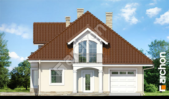 Передний фасад Дом в тимьяне 6