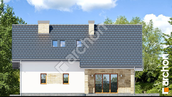 Дворовий фасад Будинок у вістерії 3