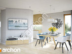 Проект будинку ARCHON+ Будинок у вістерії 3 денна зона (візуалізація 1 від 3)