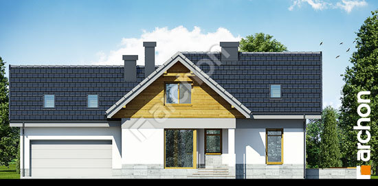 Передній фасад Будинок в помело 