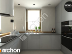 Проект дома ARCHON+ Дом в манго 2 визуализация кухни 1 вид 2