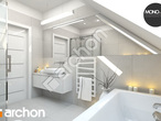 Проект будинку ARCHON+ Будинок в манго 2 візуалізація ванни (візуалізація 4 від 4)