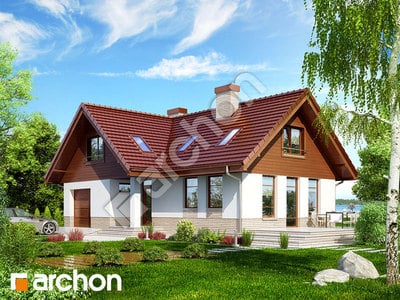 Проект дома ARCHON+ Дом в манго 2 